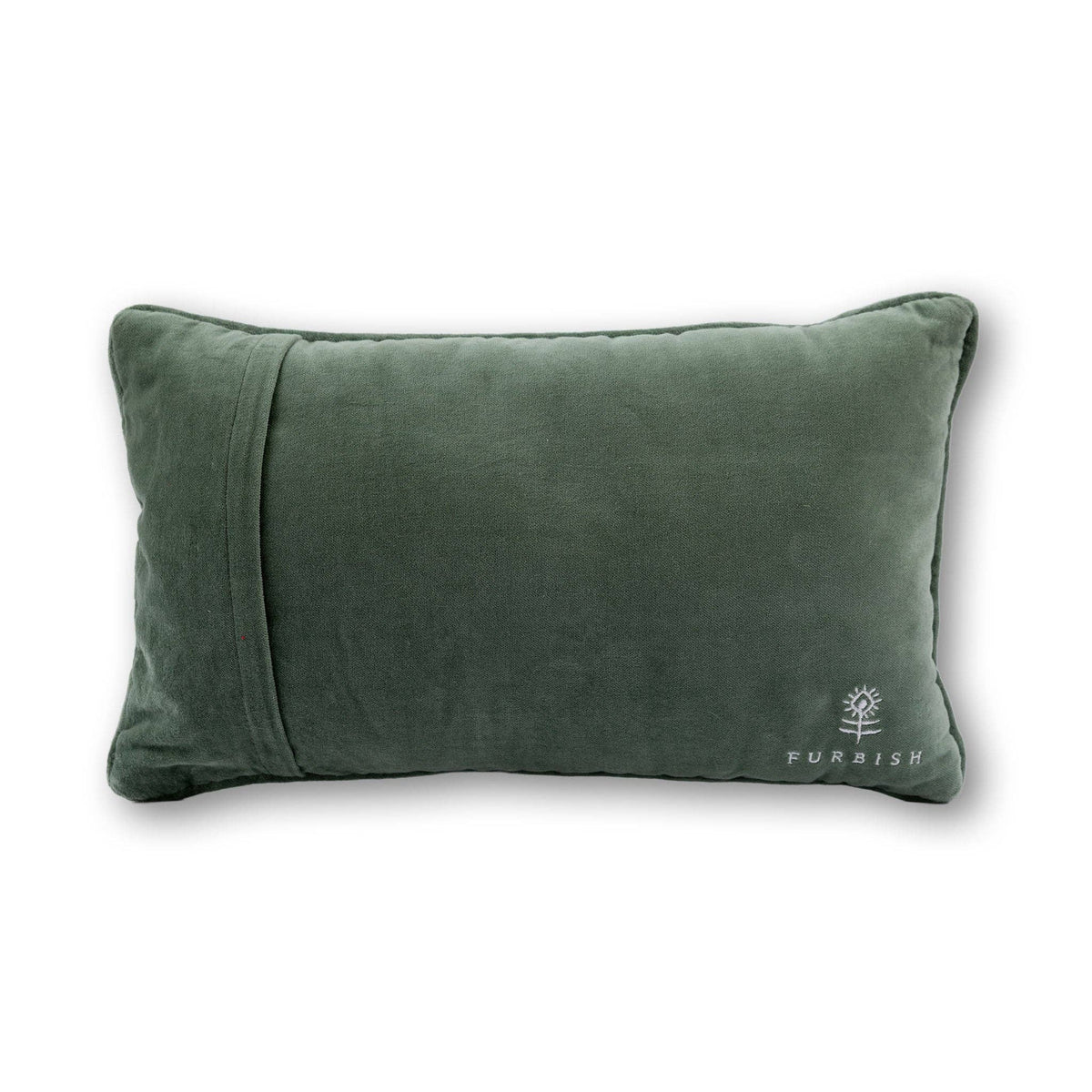Coussin brodé "Make it a double"