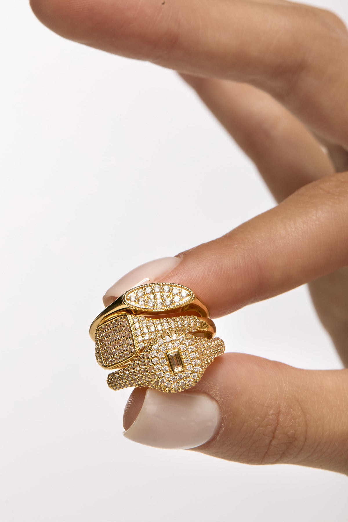 Bague SQUARE SIGNET Or