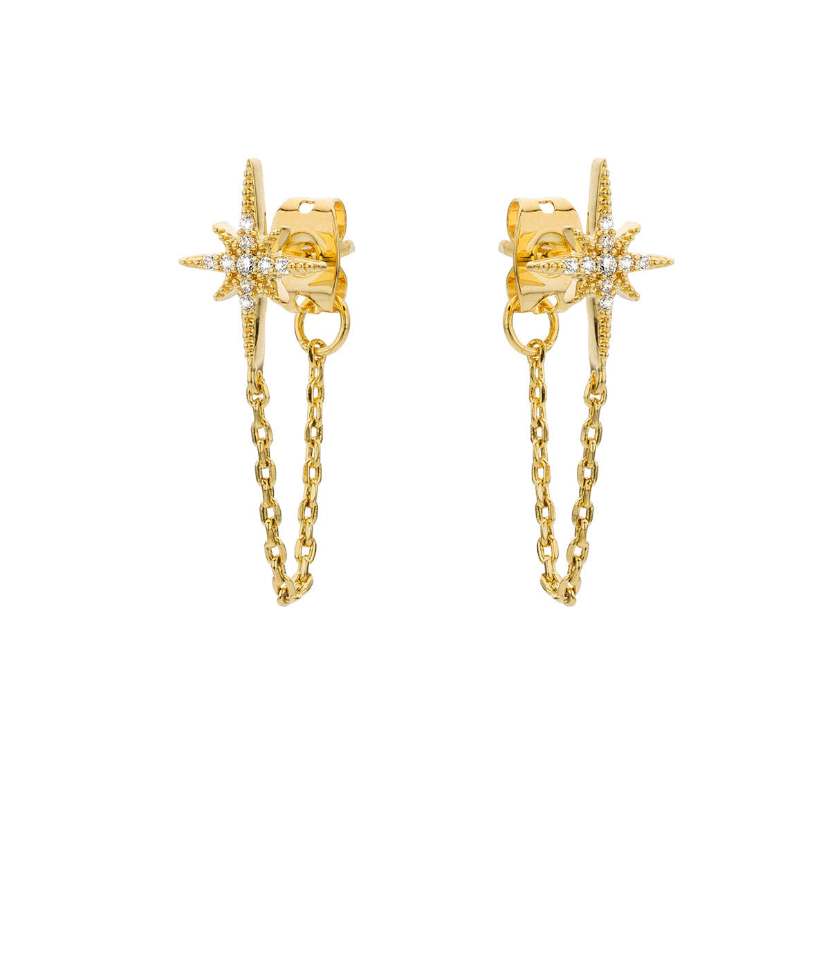 Boucles d'oreilles Diwali chain