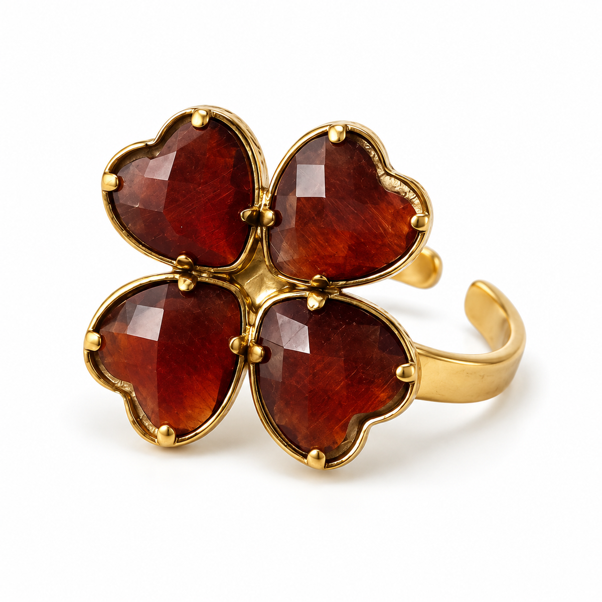 Bague Alice bordeaux