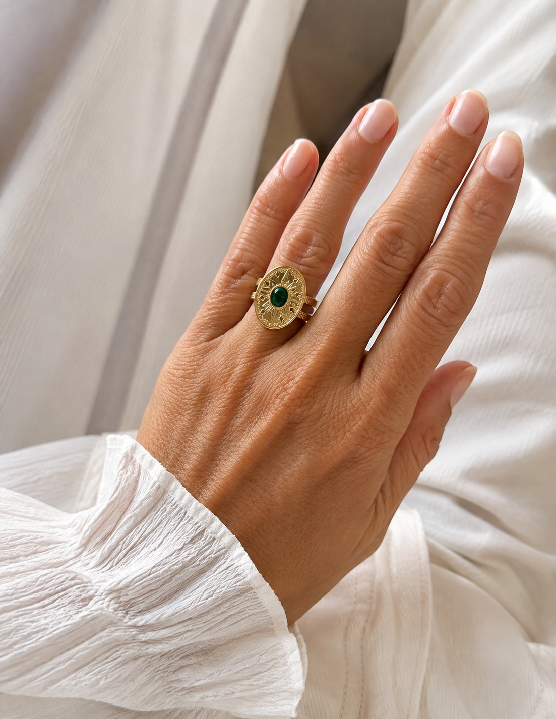 Bague Celestina Olive