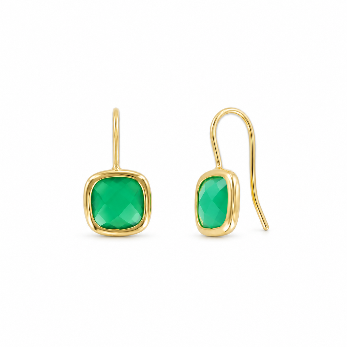 Boucles Aurélie - vert foncé