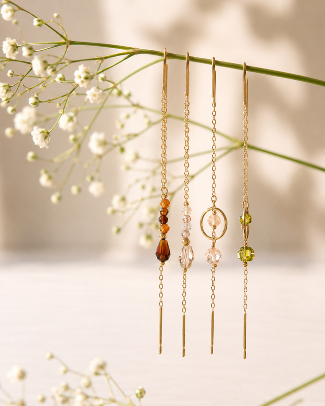 Boucles d'oreilles Celestina – Terracota – Lifestyle