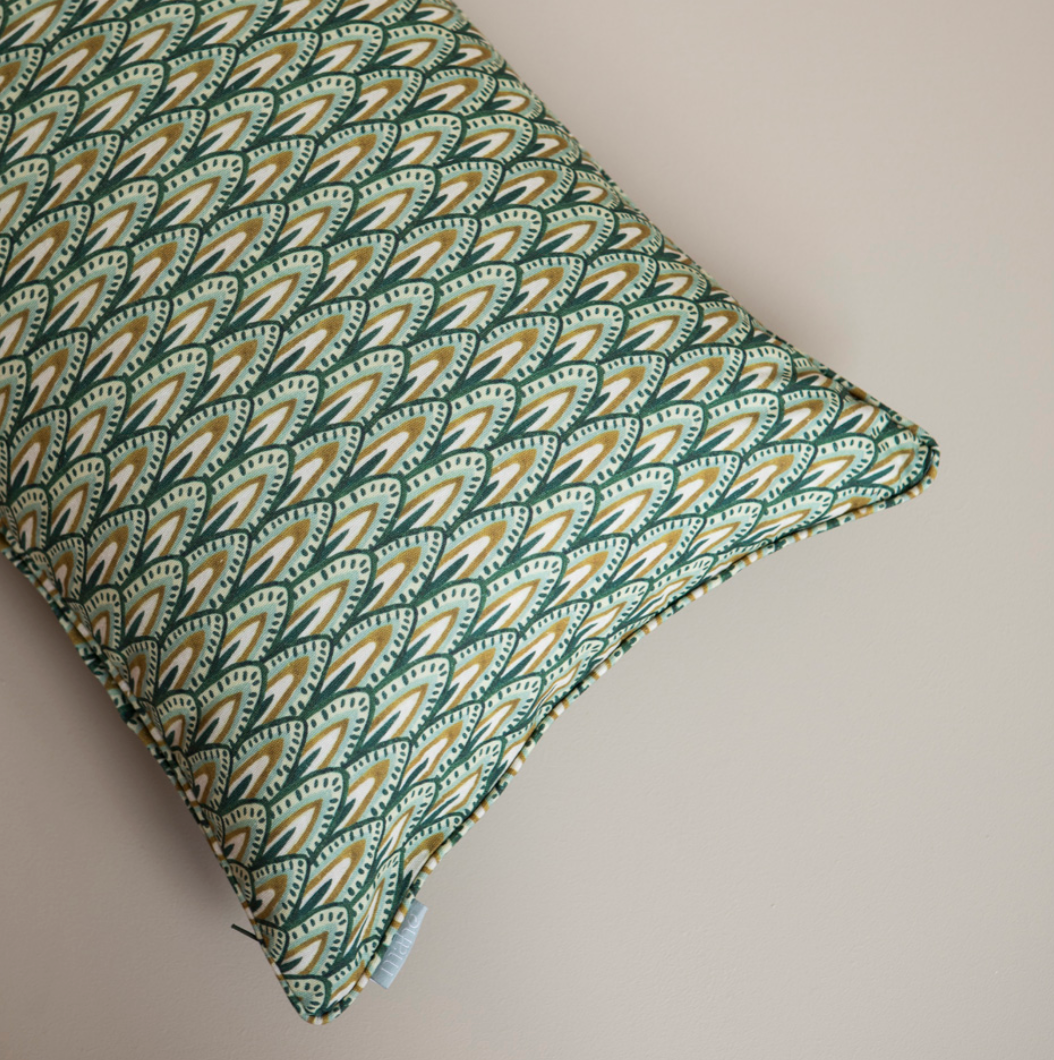 Coussin Orlinda vert