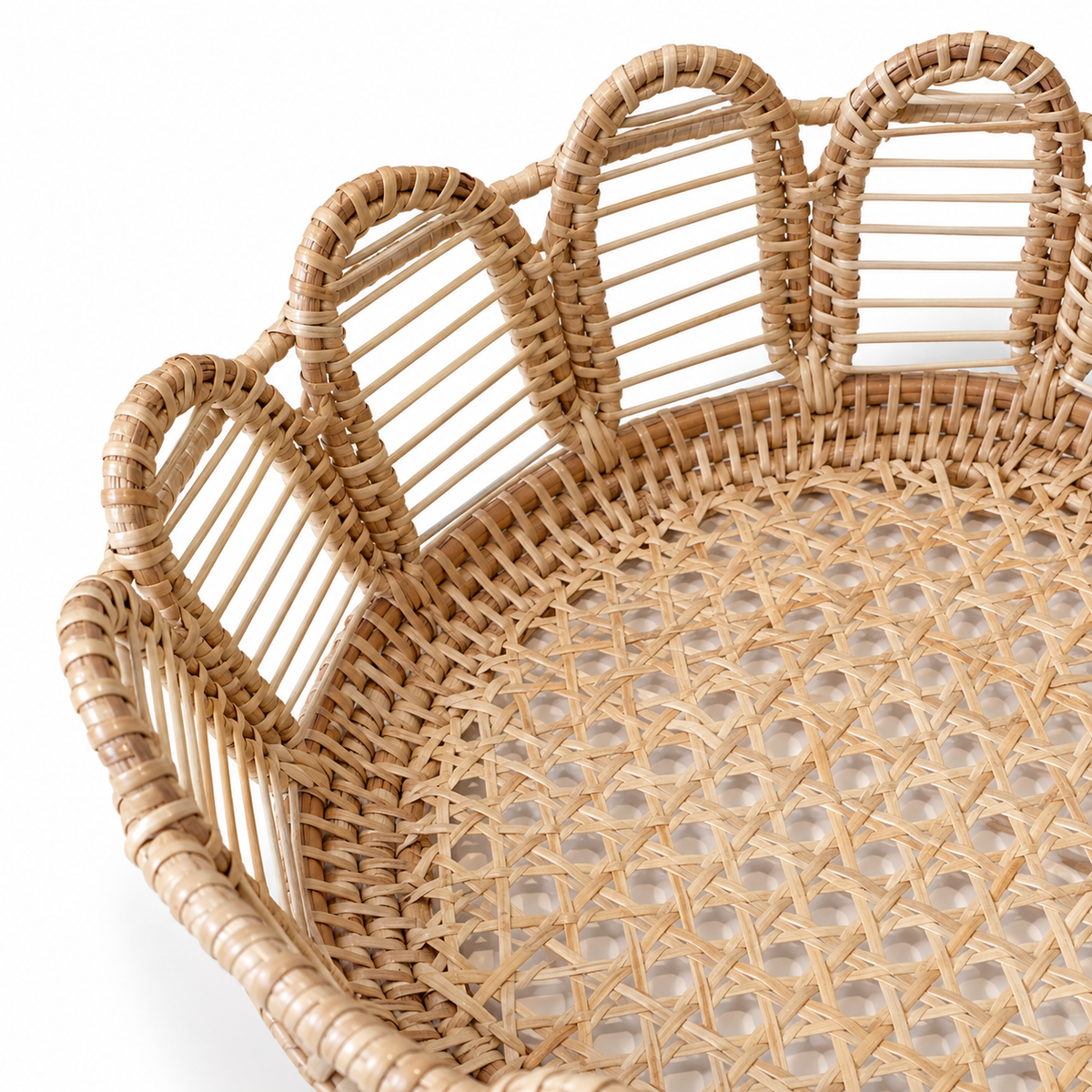 Panier à pain floral