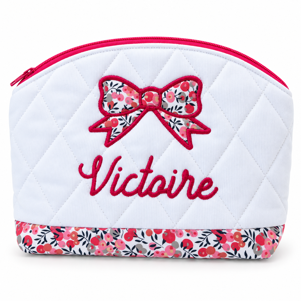 Trousse de toilette - Nœud fleuri