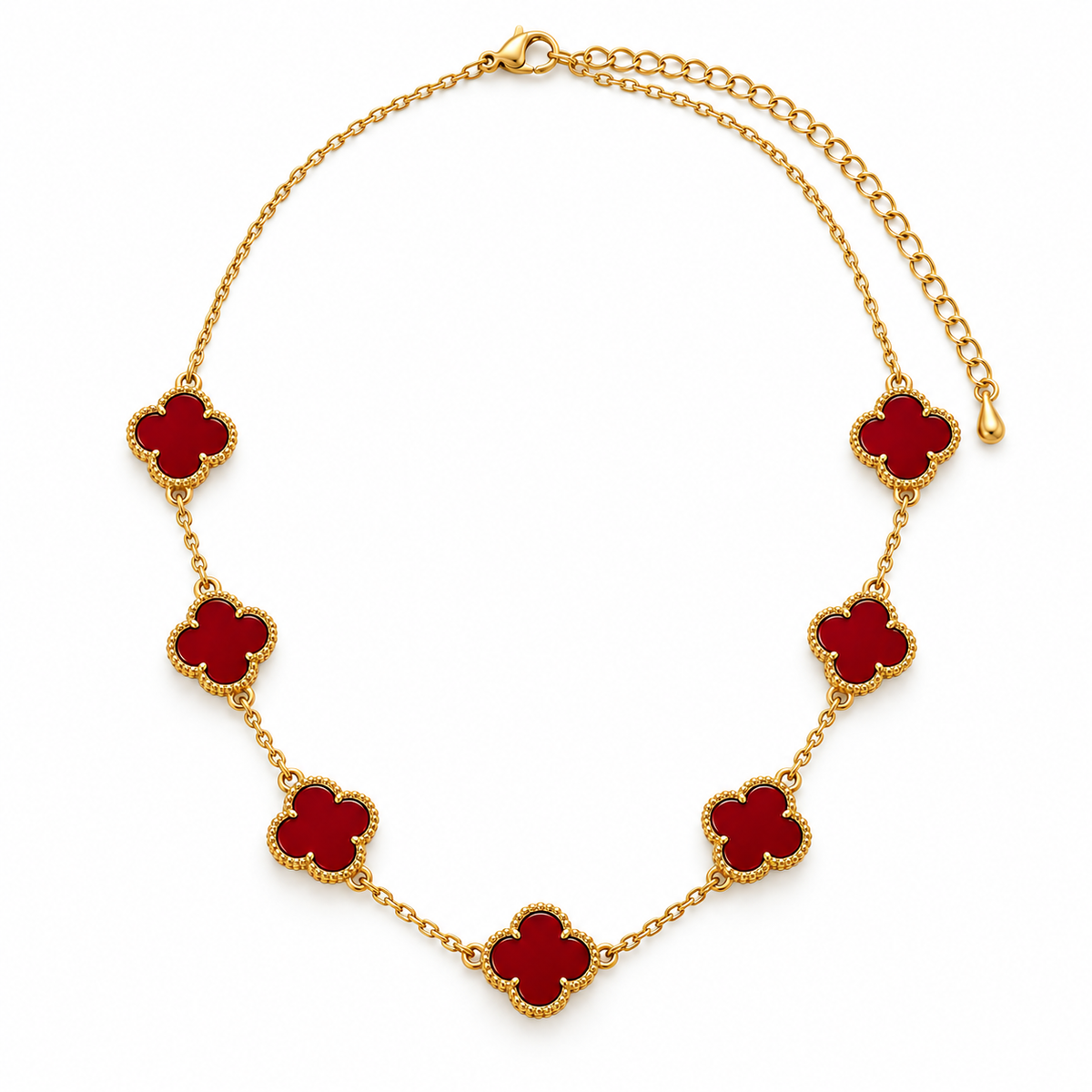 Collier Bellagio bordeaux