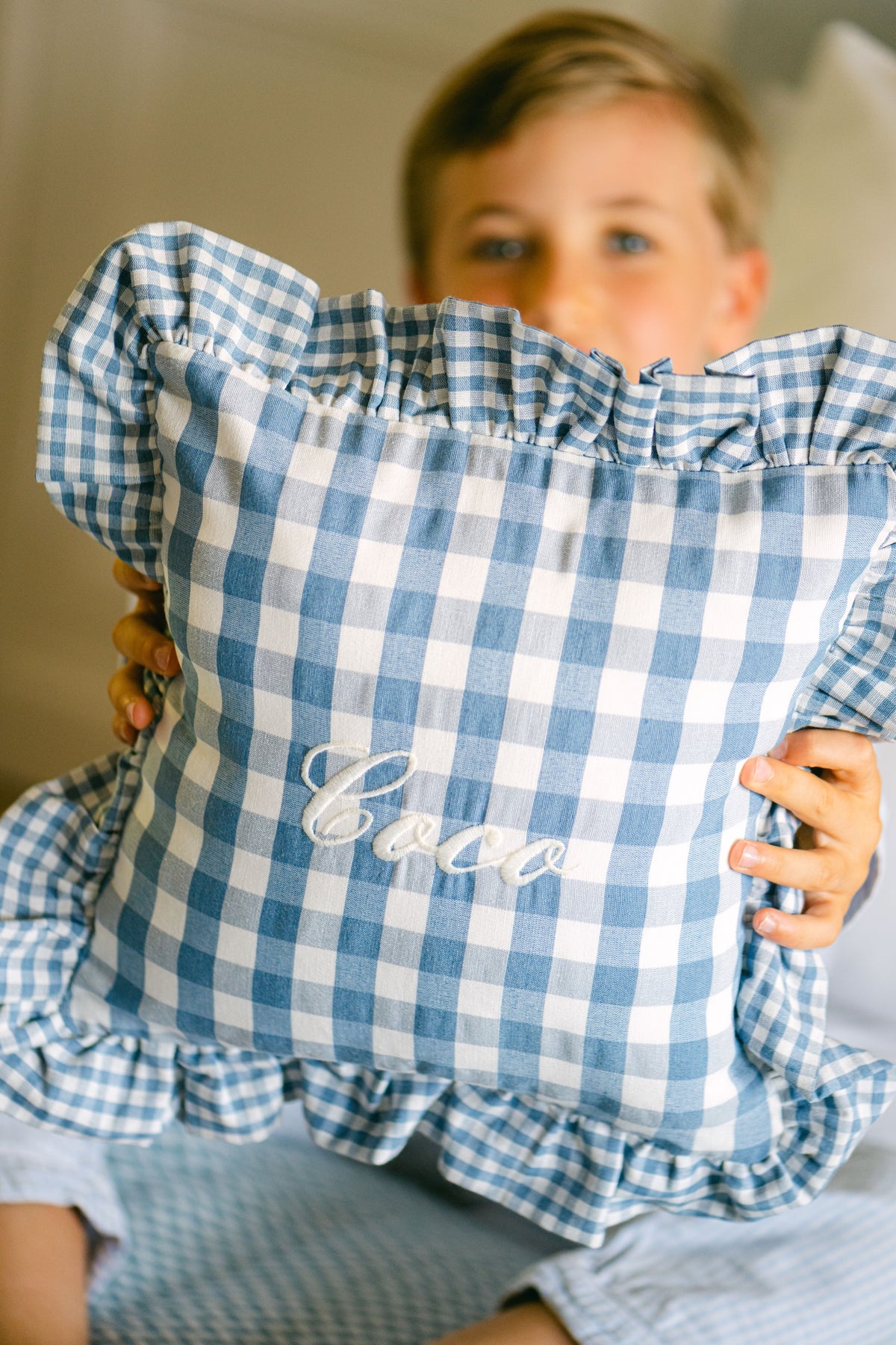 Coussin Cala Piccola blue