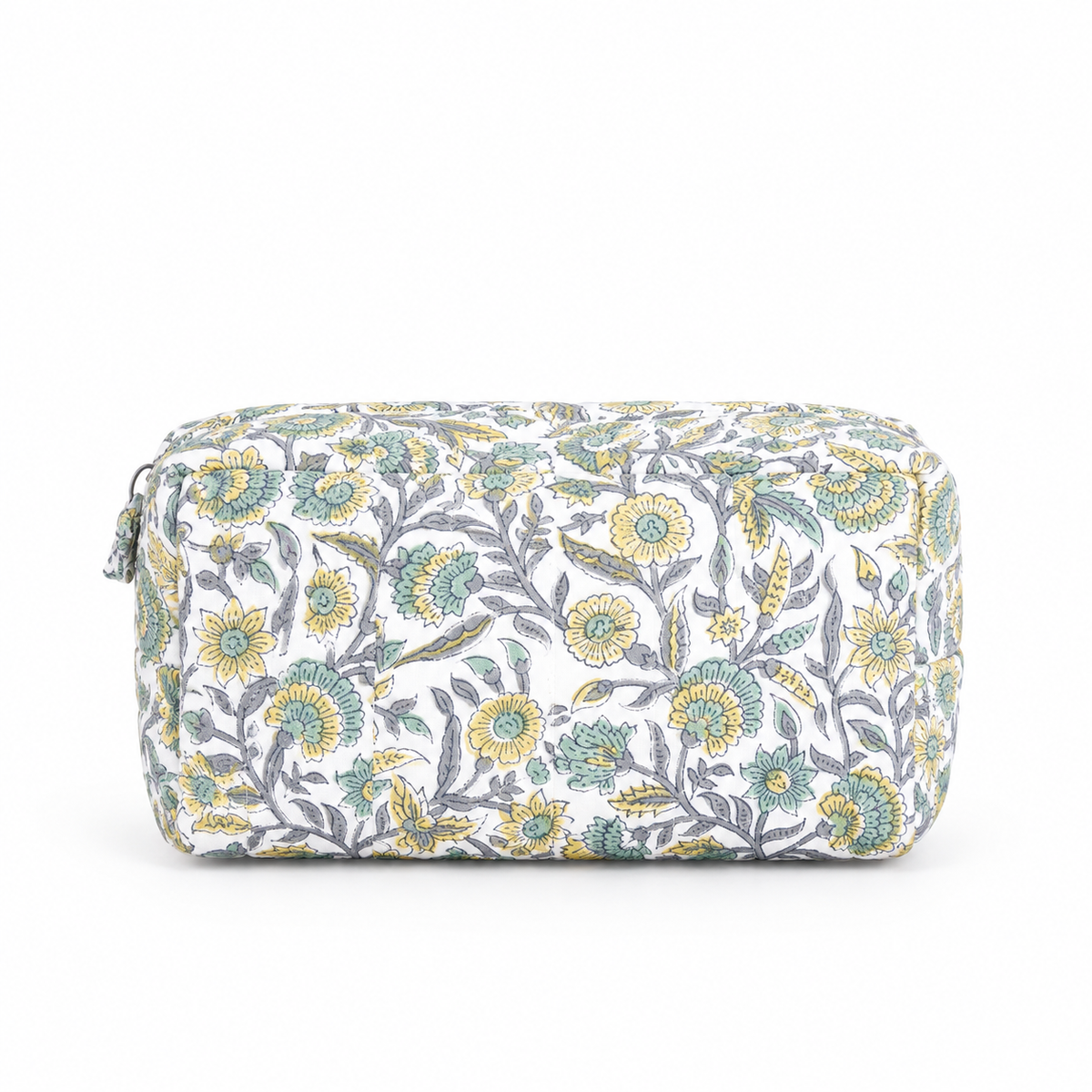 Trousse blockprint vert clair