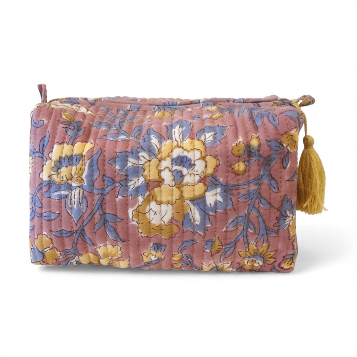 Trousse de toilette en coton imprimé N°104: Moyen