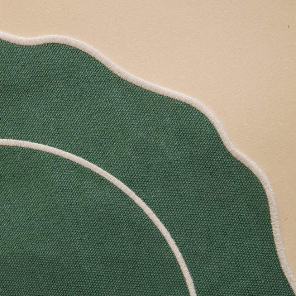 Set de table émeraude x 6 pcs