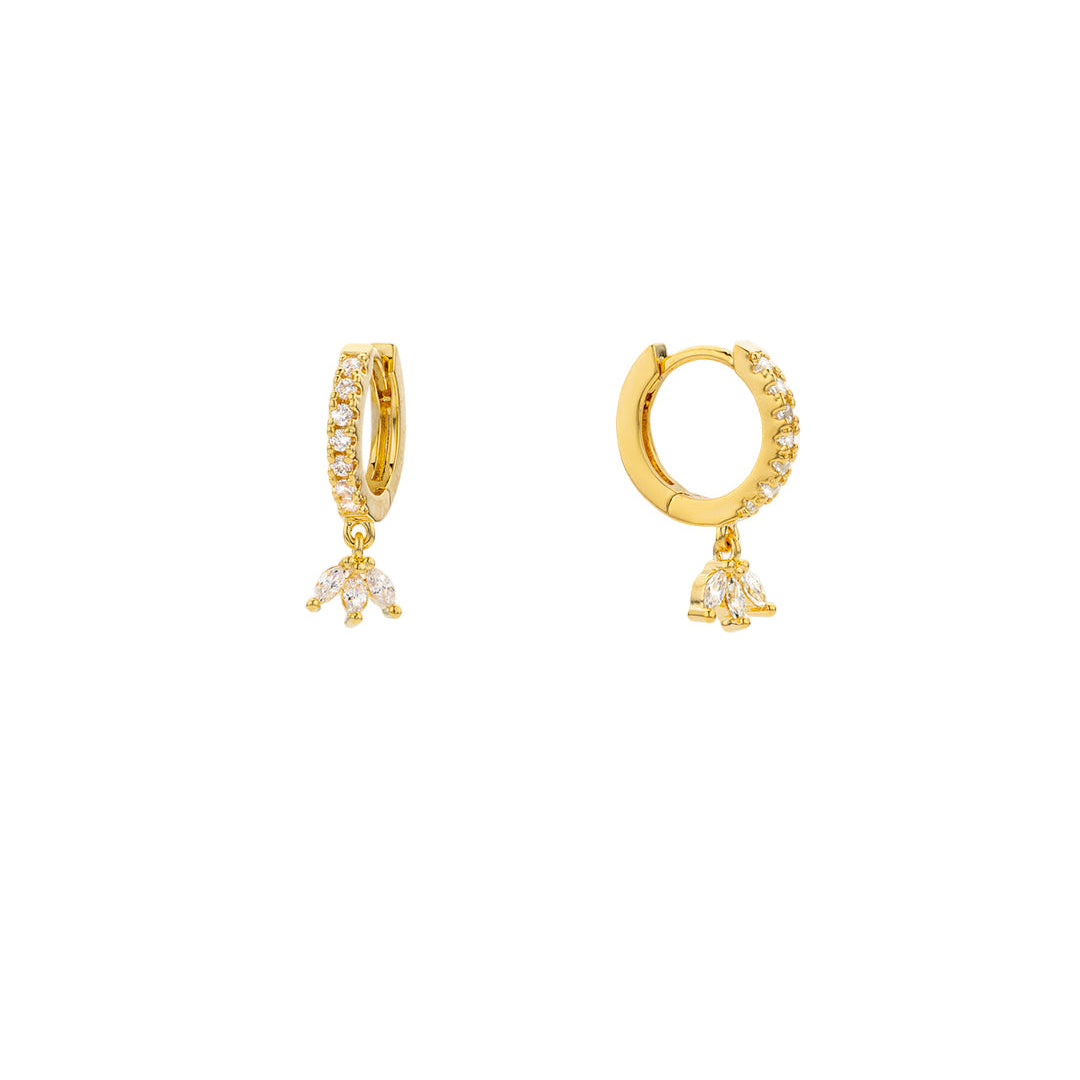 Boucles d'oreilles MAGNOLIA DELHI Or