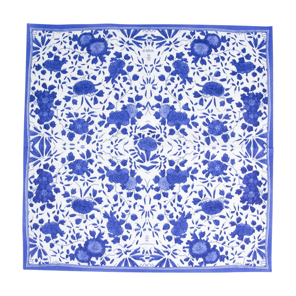 Blue Delft paper napkin