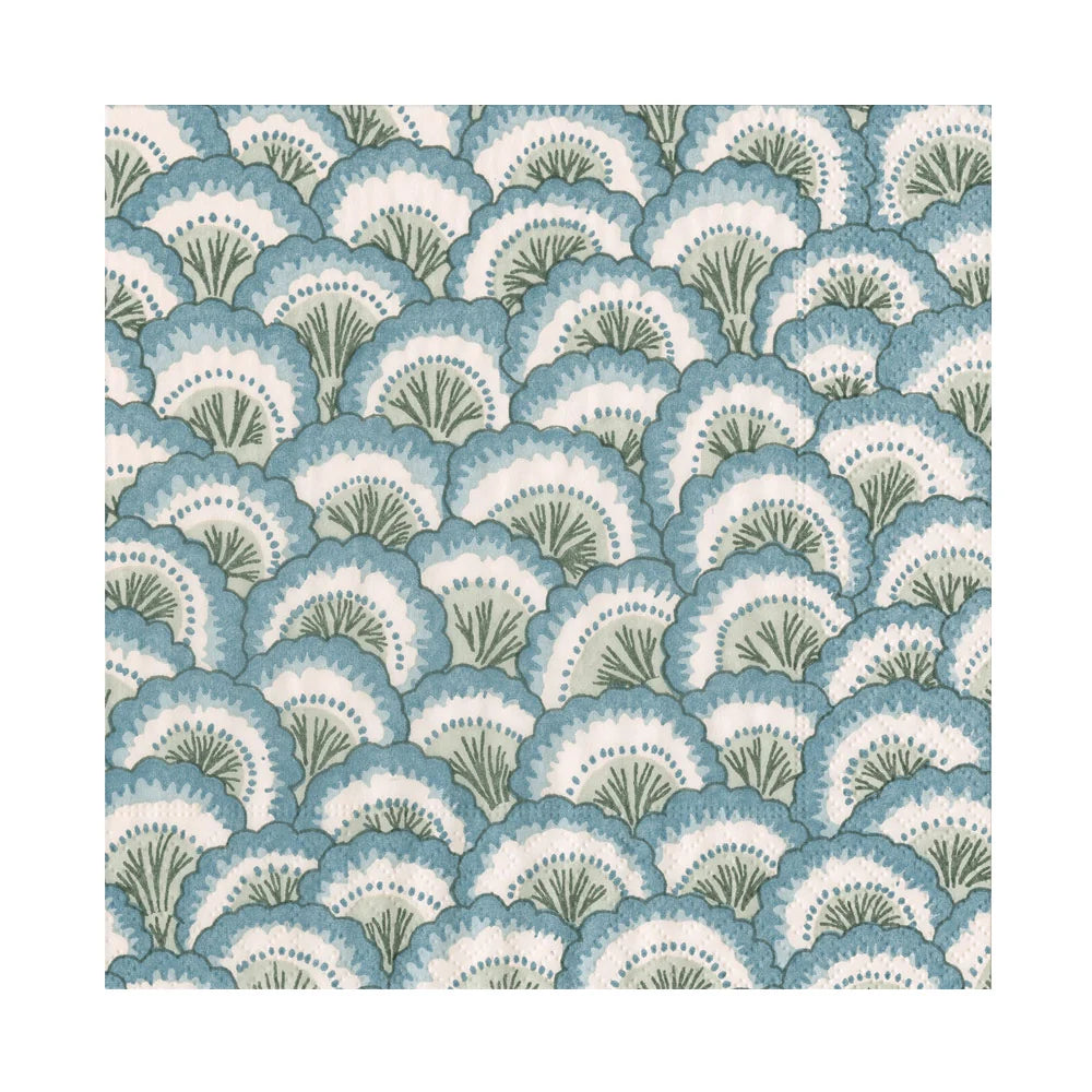 Serviette en papier Pontchartrain bleu