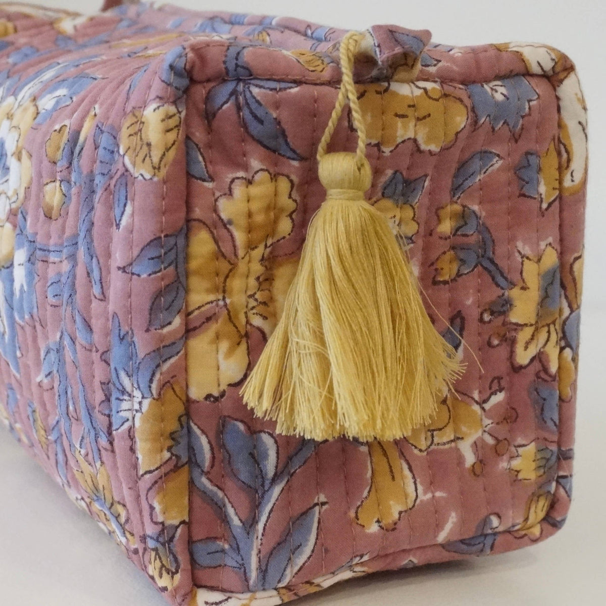 Trousse de toilette en coton imprimé N°104: Moyen