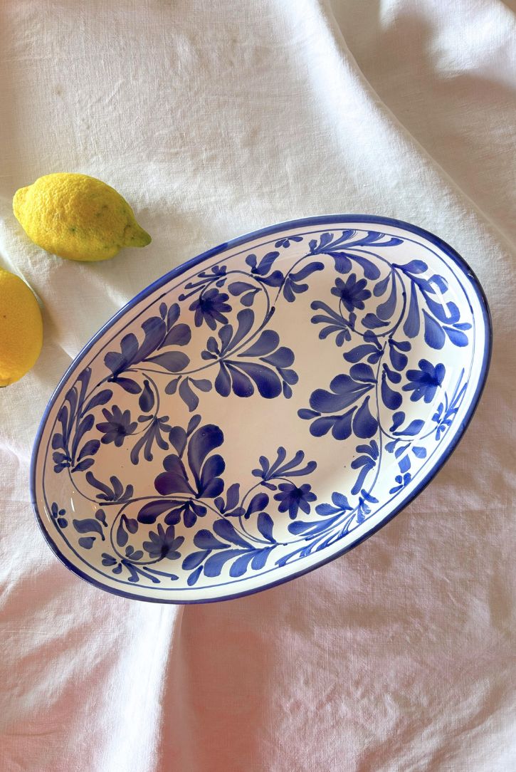 Plat Matisse bleu