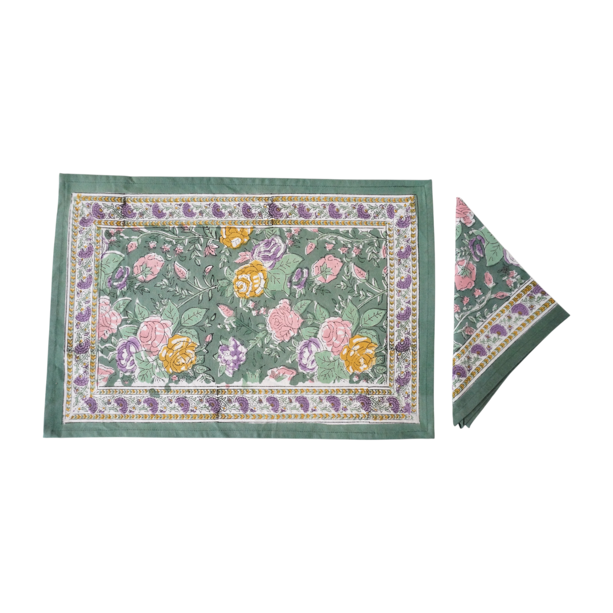 Set de table et serviettes "Verdure"