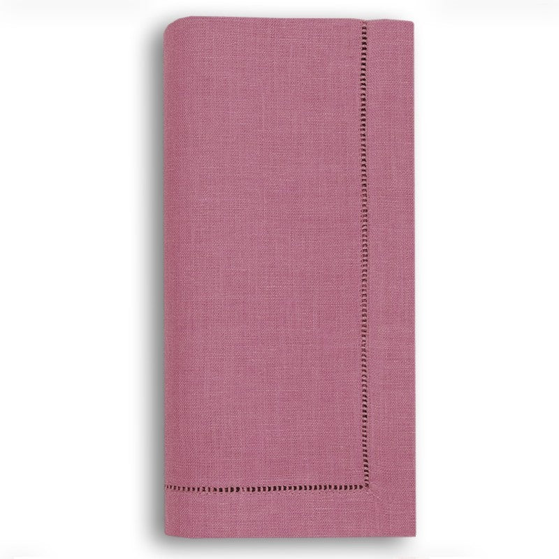 Serviette en lin Rose bonbon x 4pcs