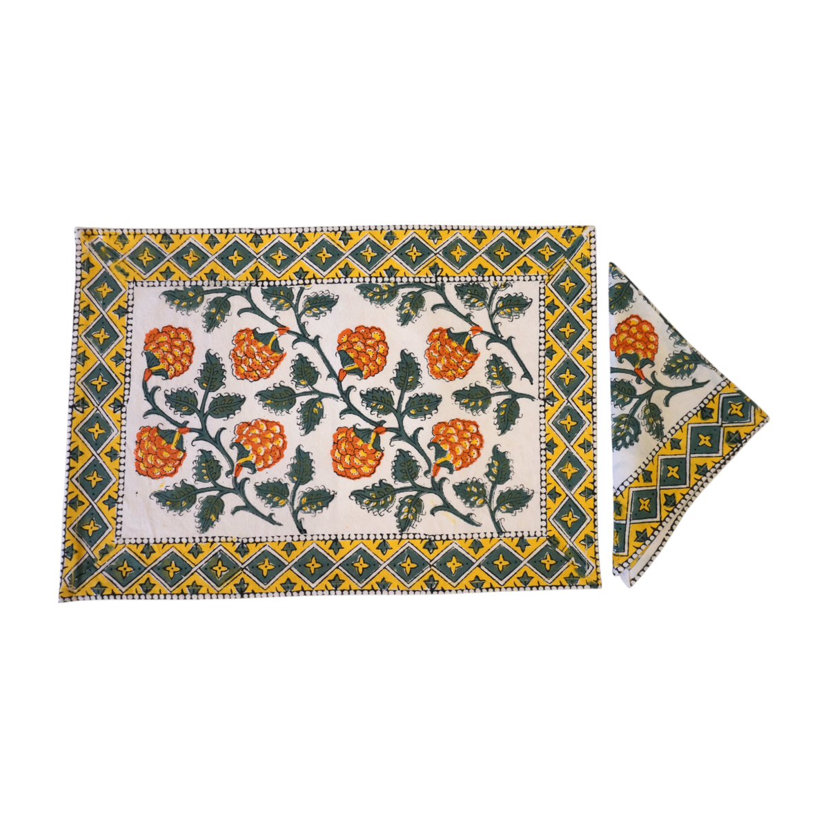 Set de table et serviettes N°2 x 6pcs