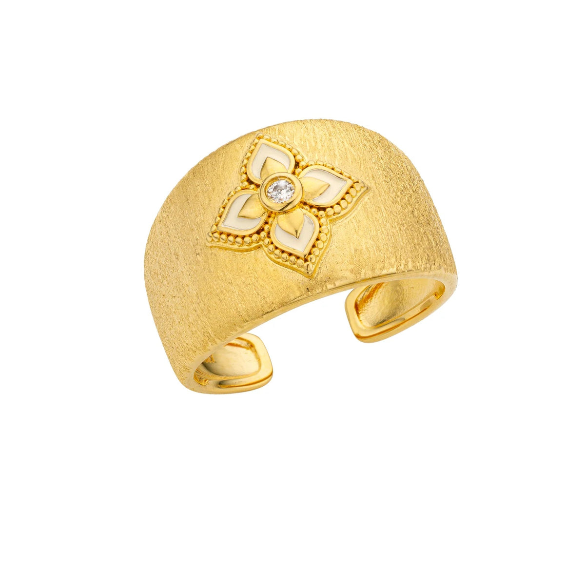Bague Lotus cuff