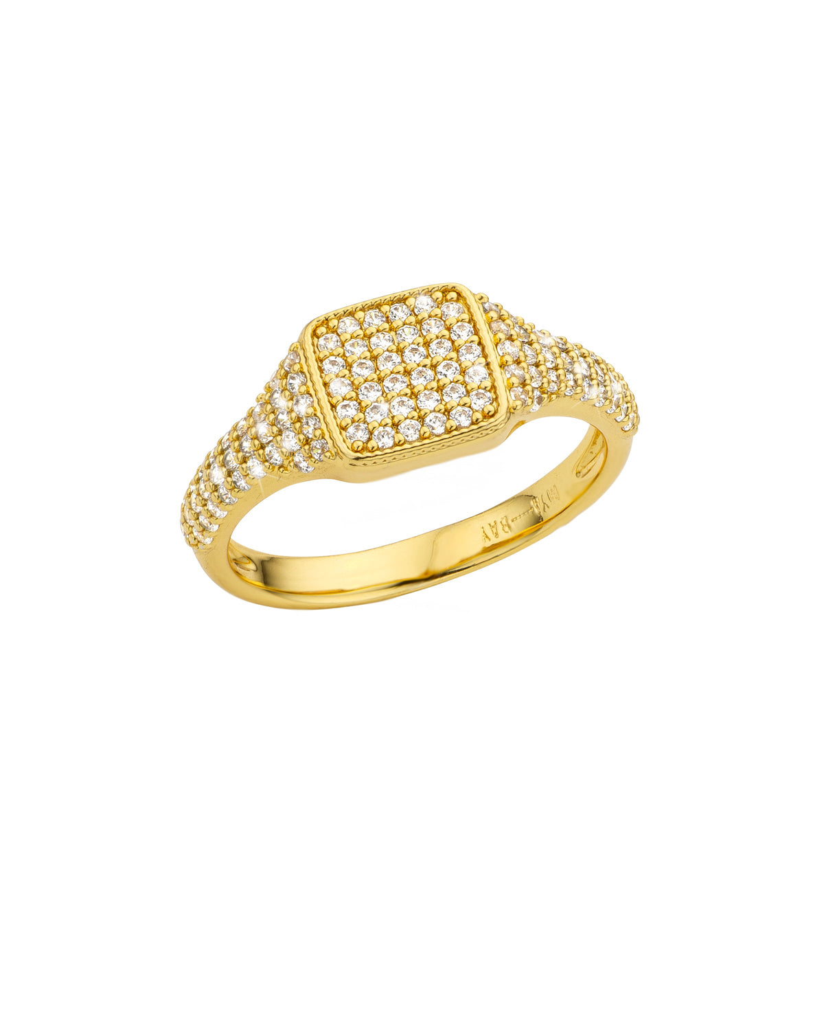 Bague SQUARE SIGNET Or