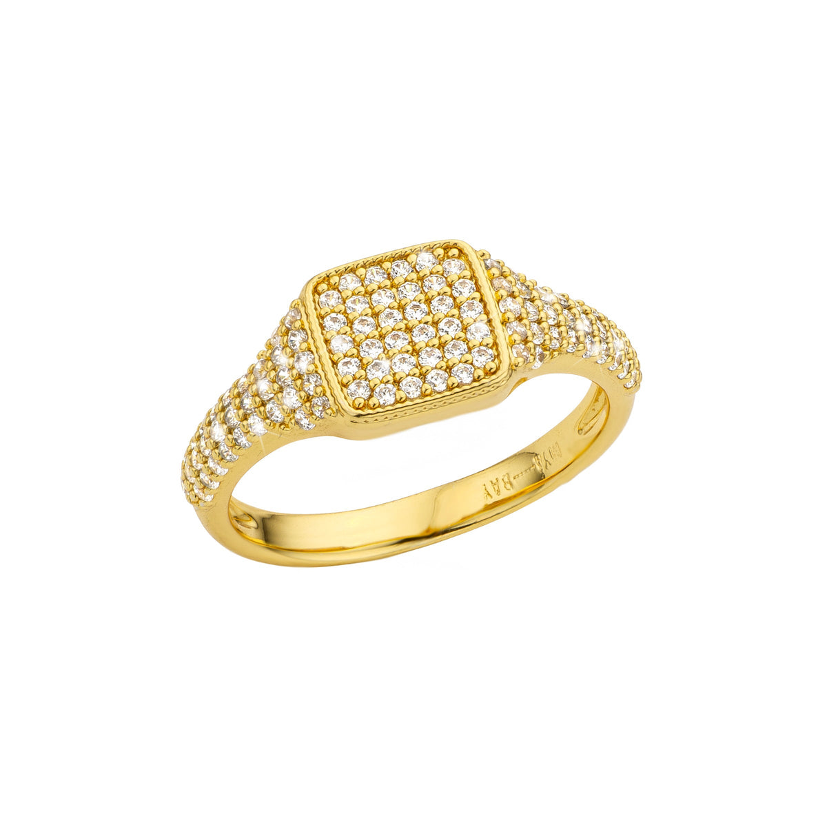 Bague SQUARE SIGNET Or