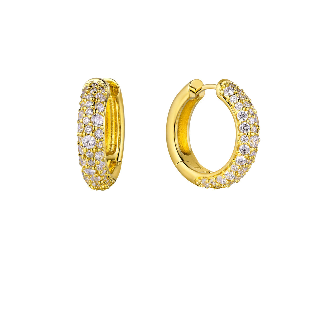 Boucles d'oreilles Champagne