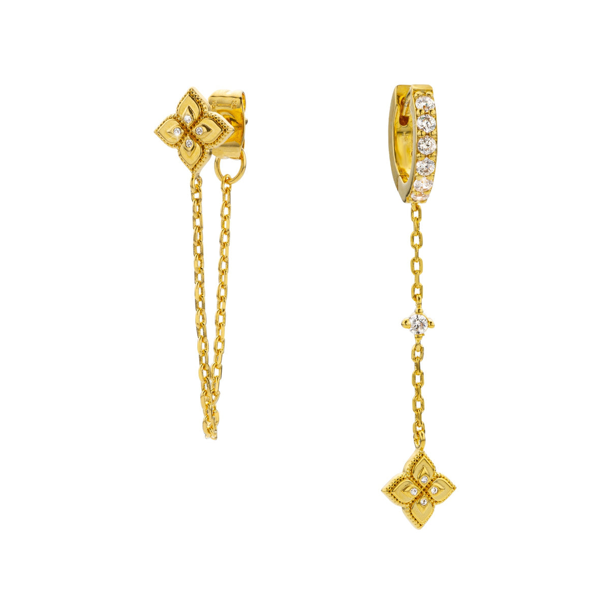 Boucles d'oreilles Lotus chelsea