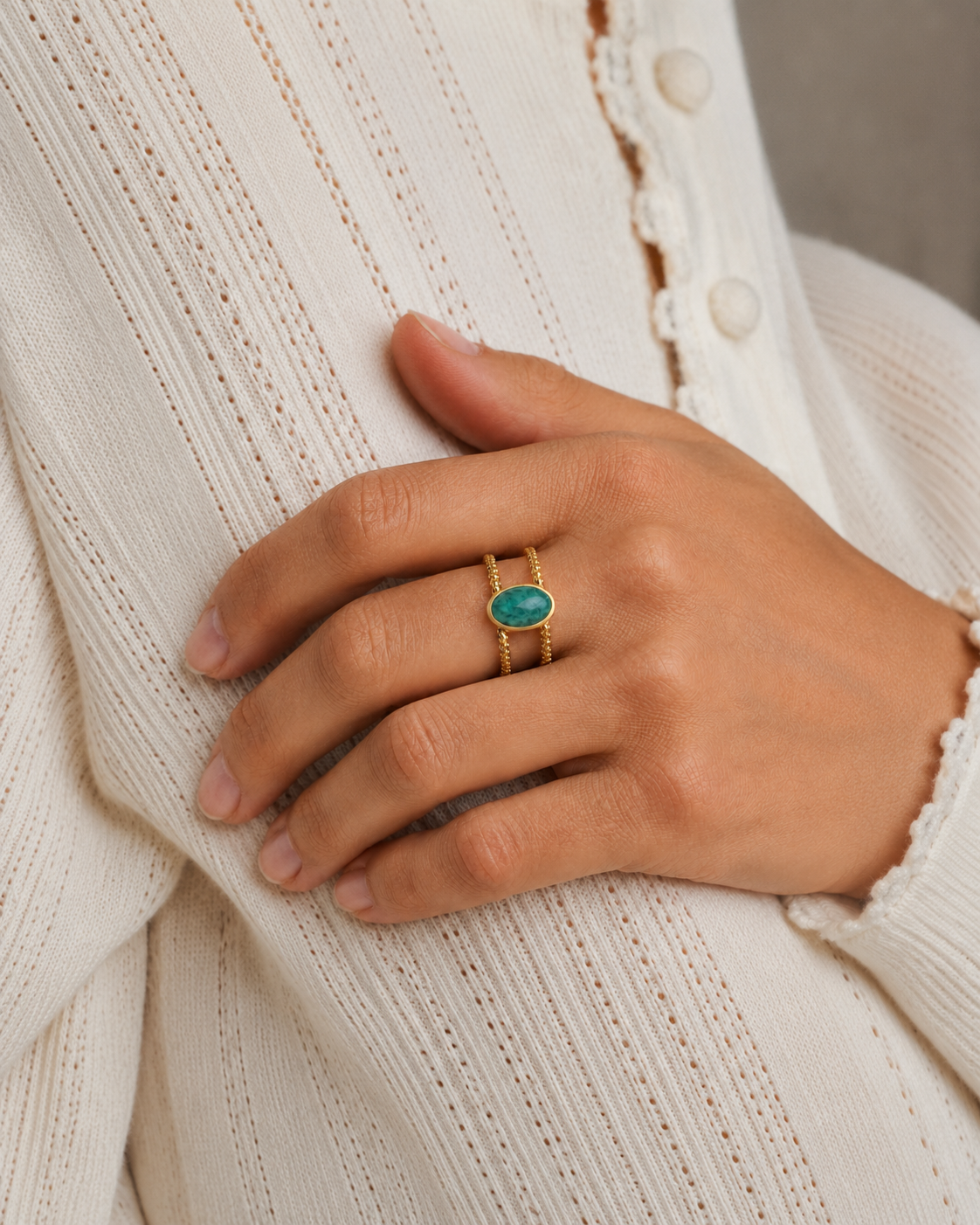Bague Panarea ciel