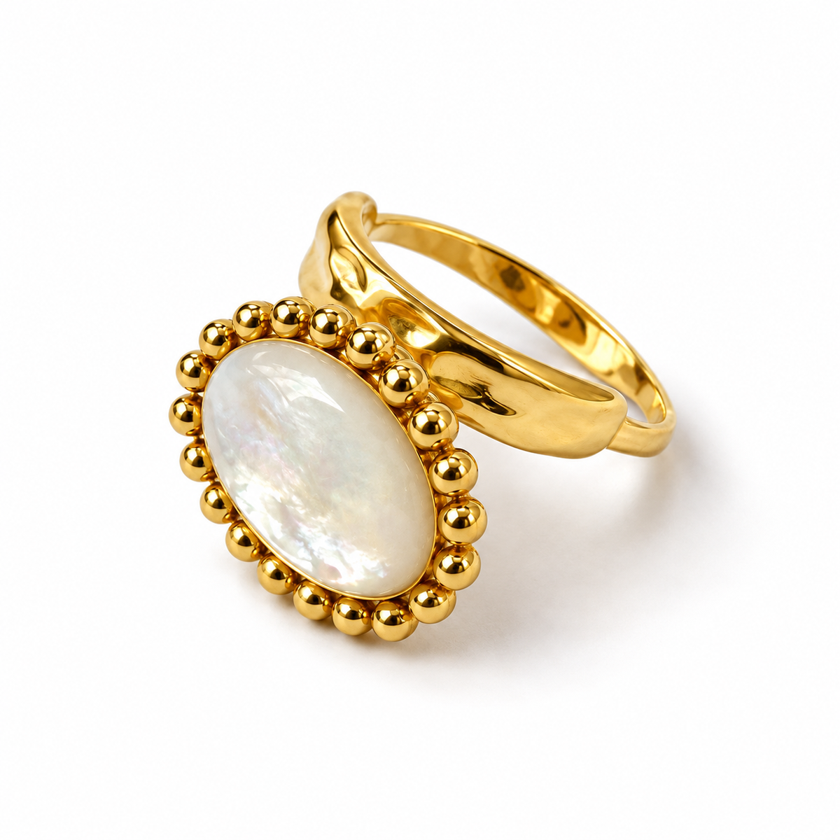 Bague Yves blanc
