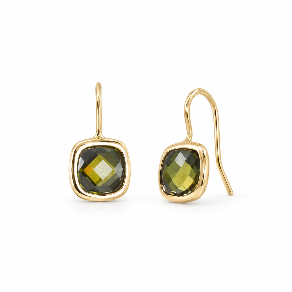 Boucles Aurélie - vert olive