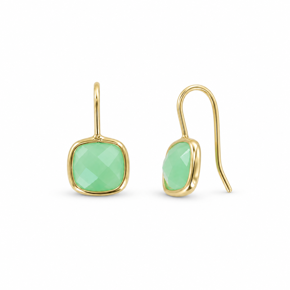 Boucles Aurélie - vert pâle