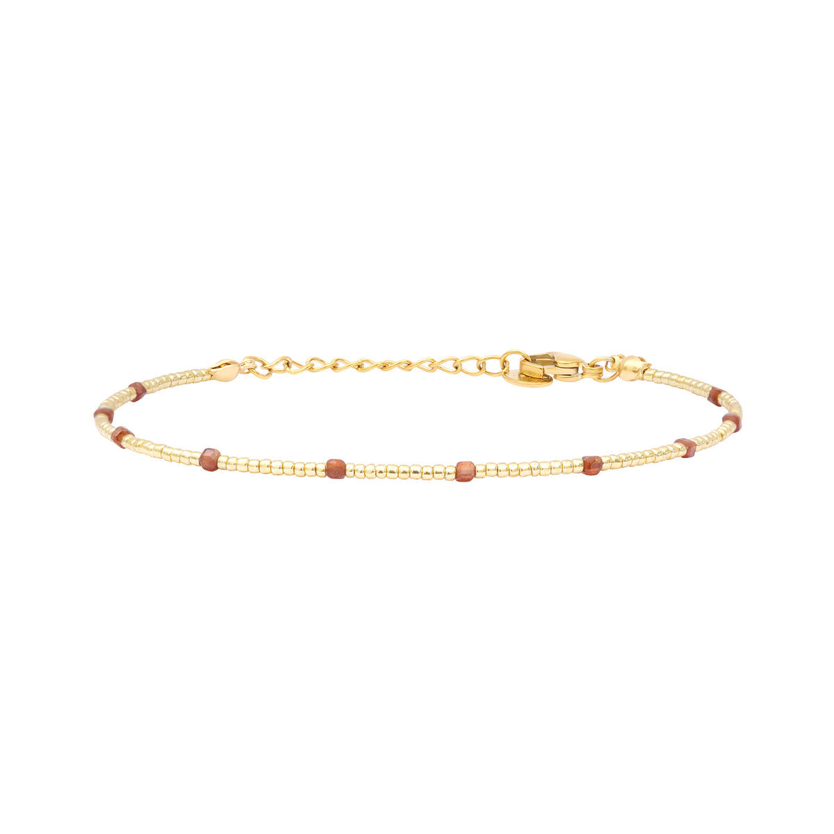 Bracelet Noémie_grenat
