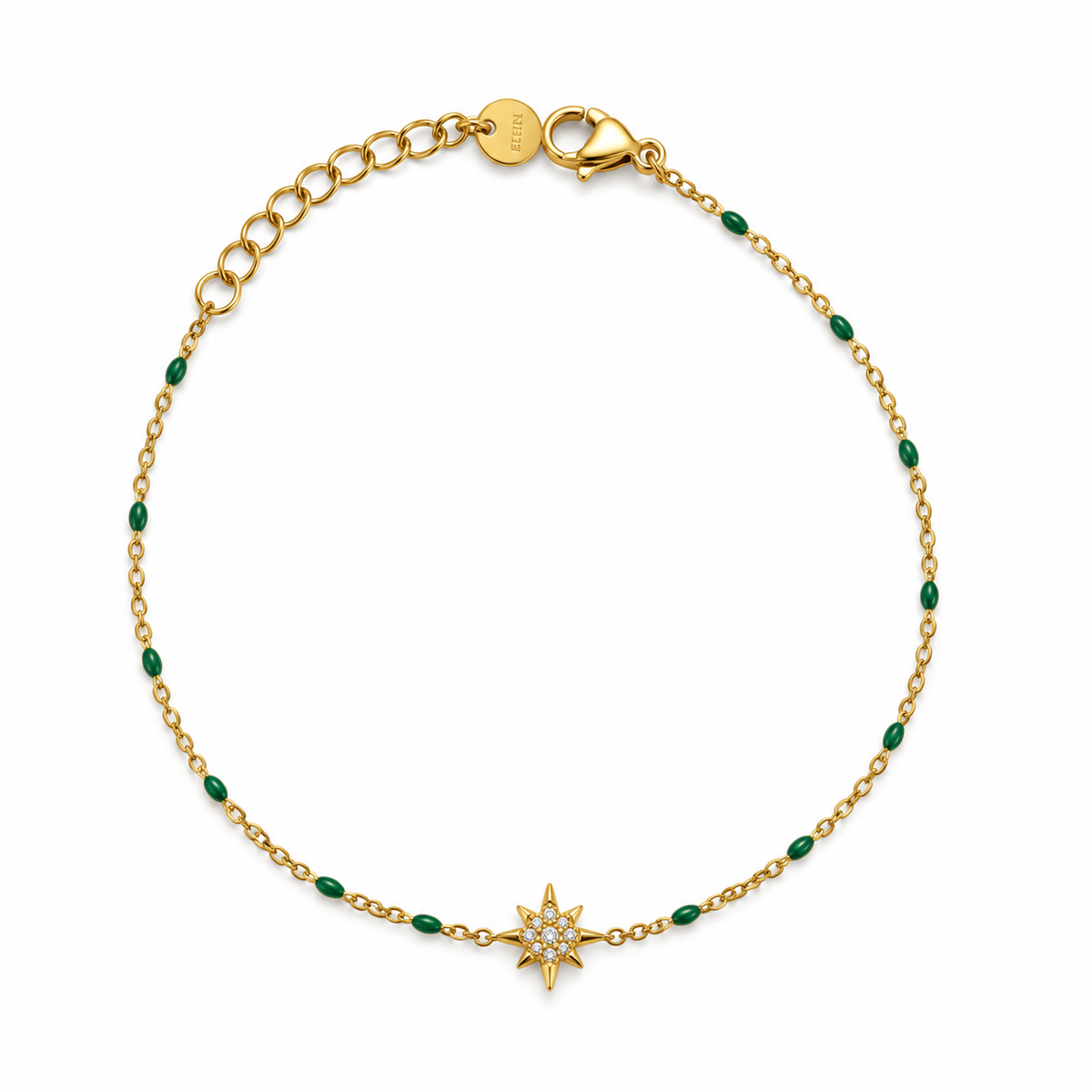 Bracelet émail étoile