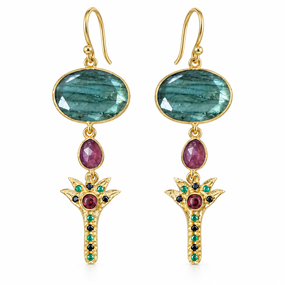 Boucles d'oreilles Eden Palm