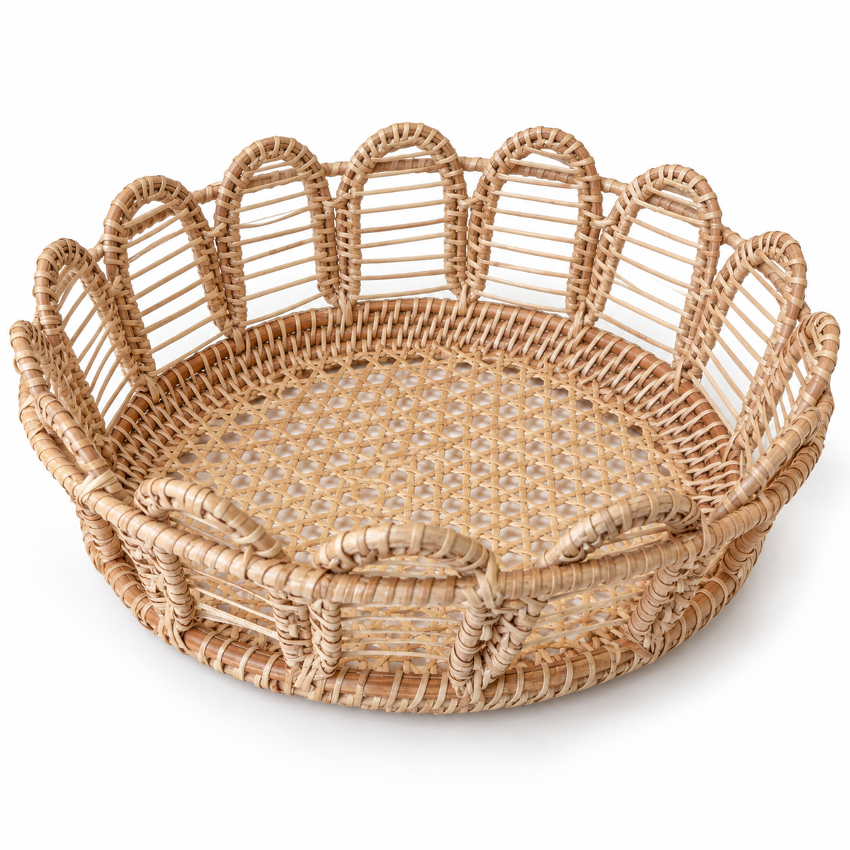 Panier à pain floral