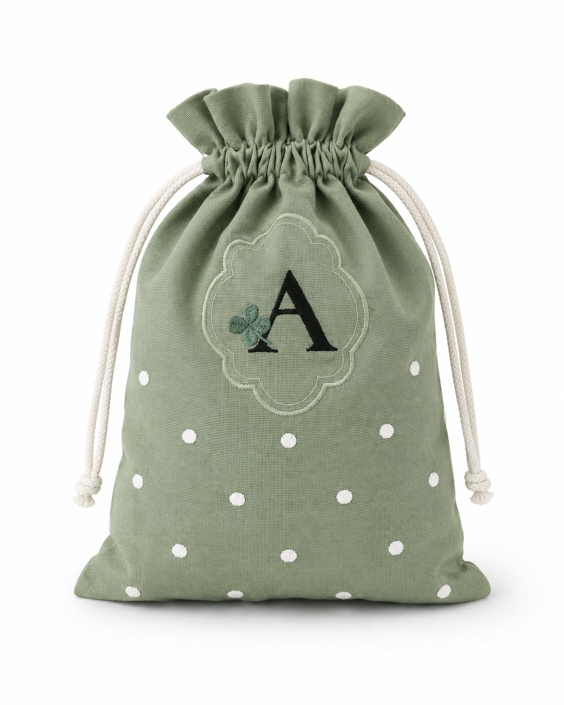 Pochette Escale sauge à personnaliser