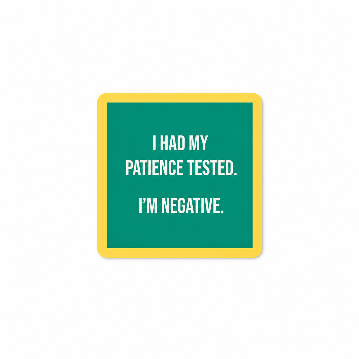 Sous-verre -  Patience x 6 pcs
