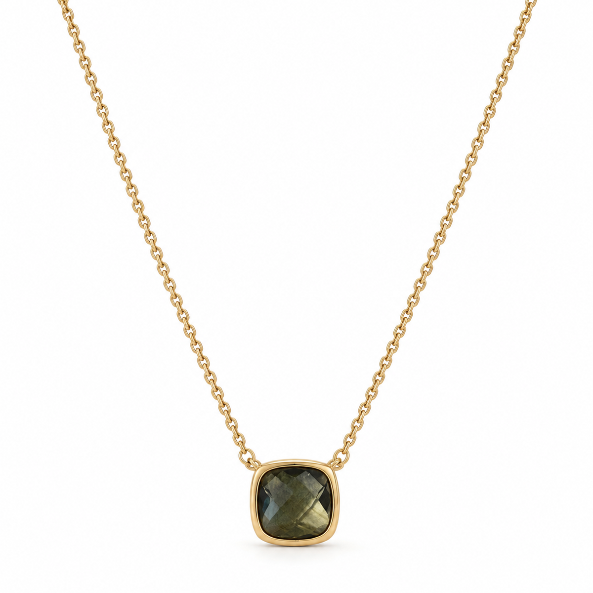 Collier Aurélie  - gris fumé