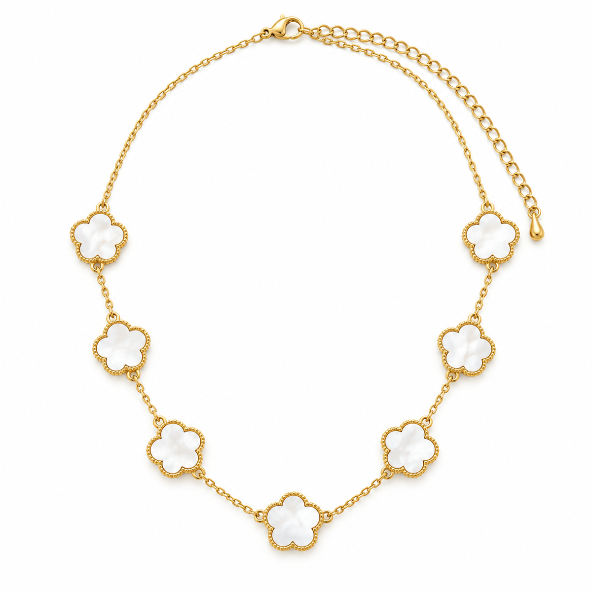Collier Bellagio blanc