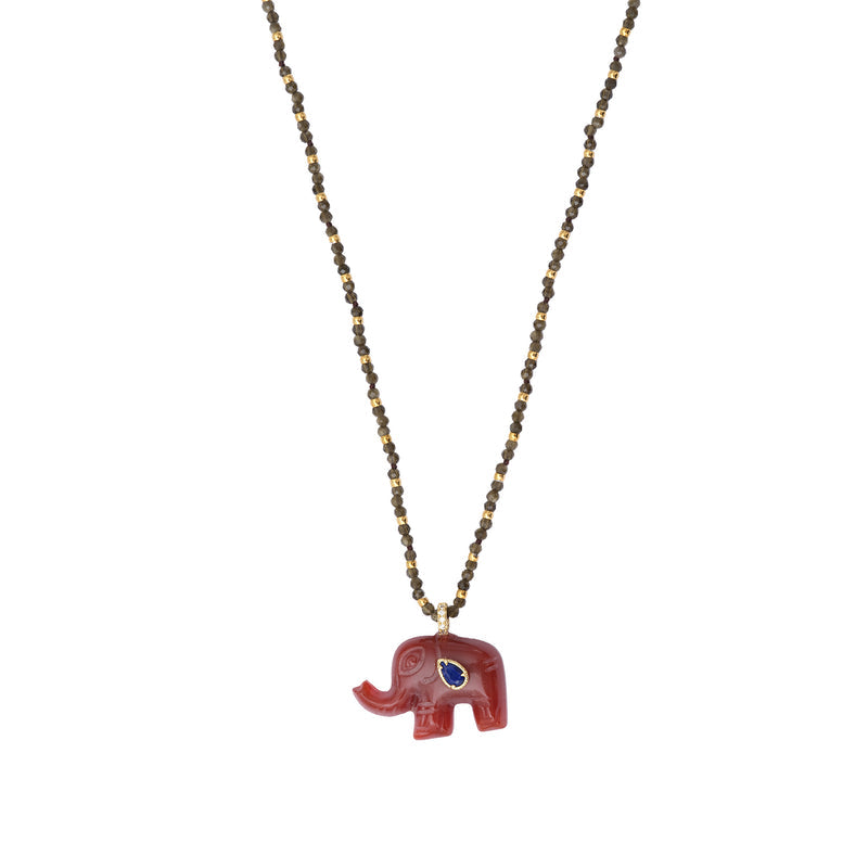 Collier Elefante – Marron