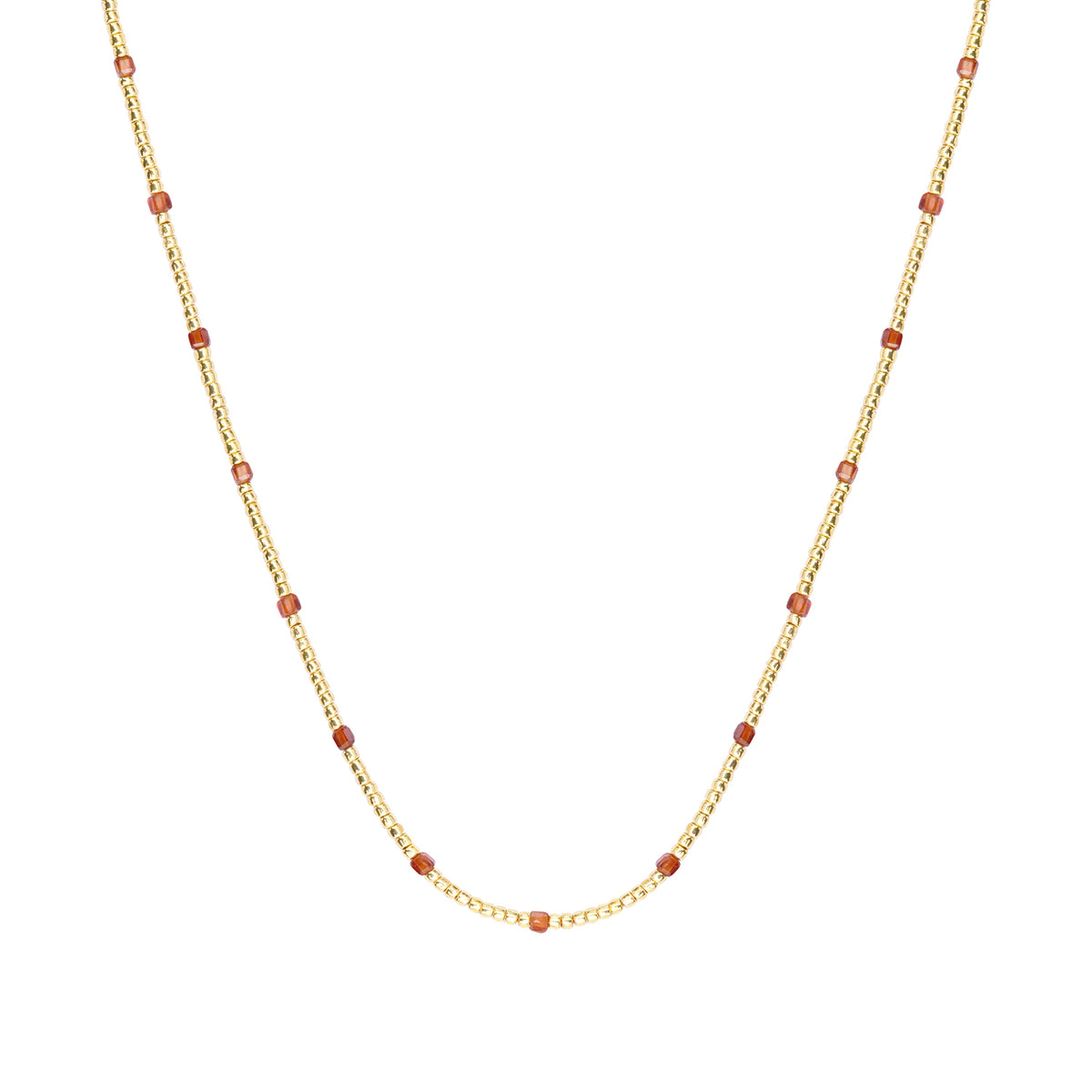 Collier Noémie Grenat