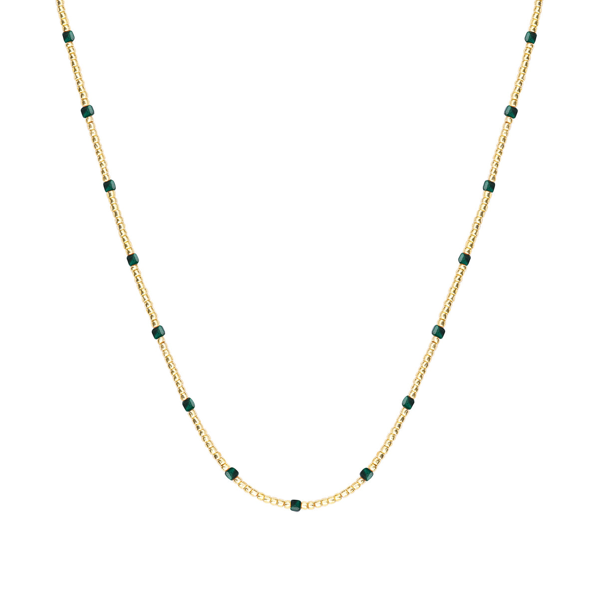 Collier Noémie vert