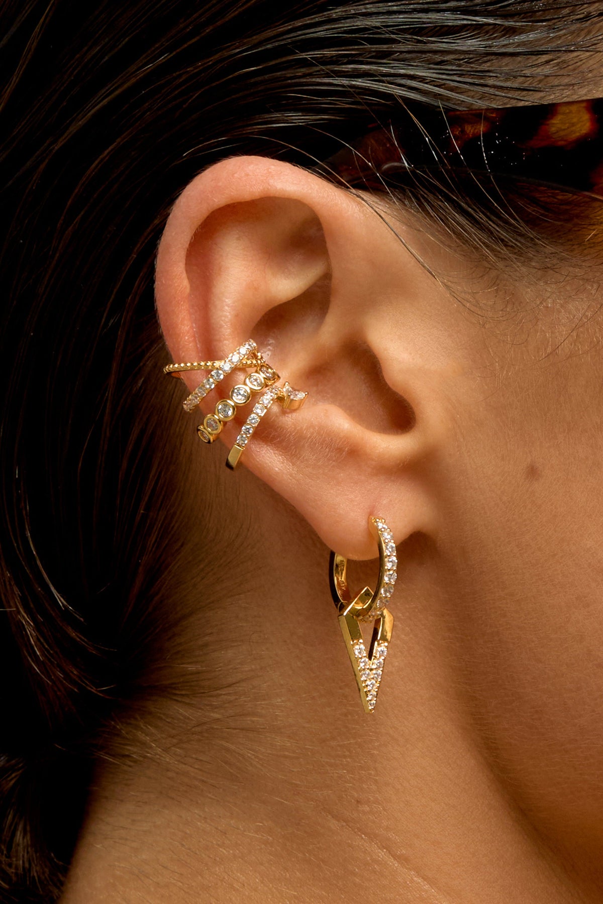 Boucles d'oreilles Mayfair - vue portée