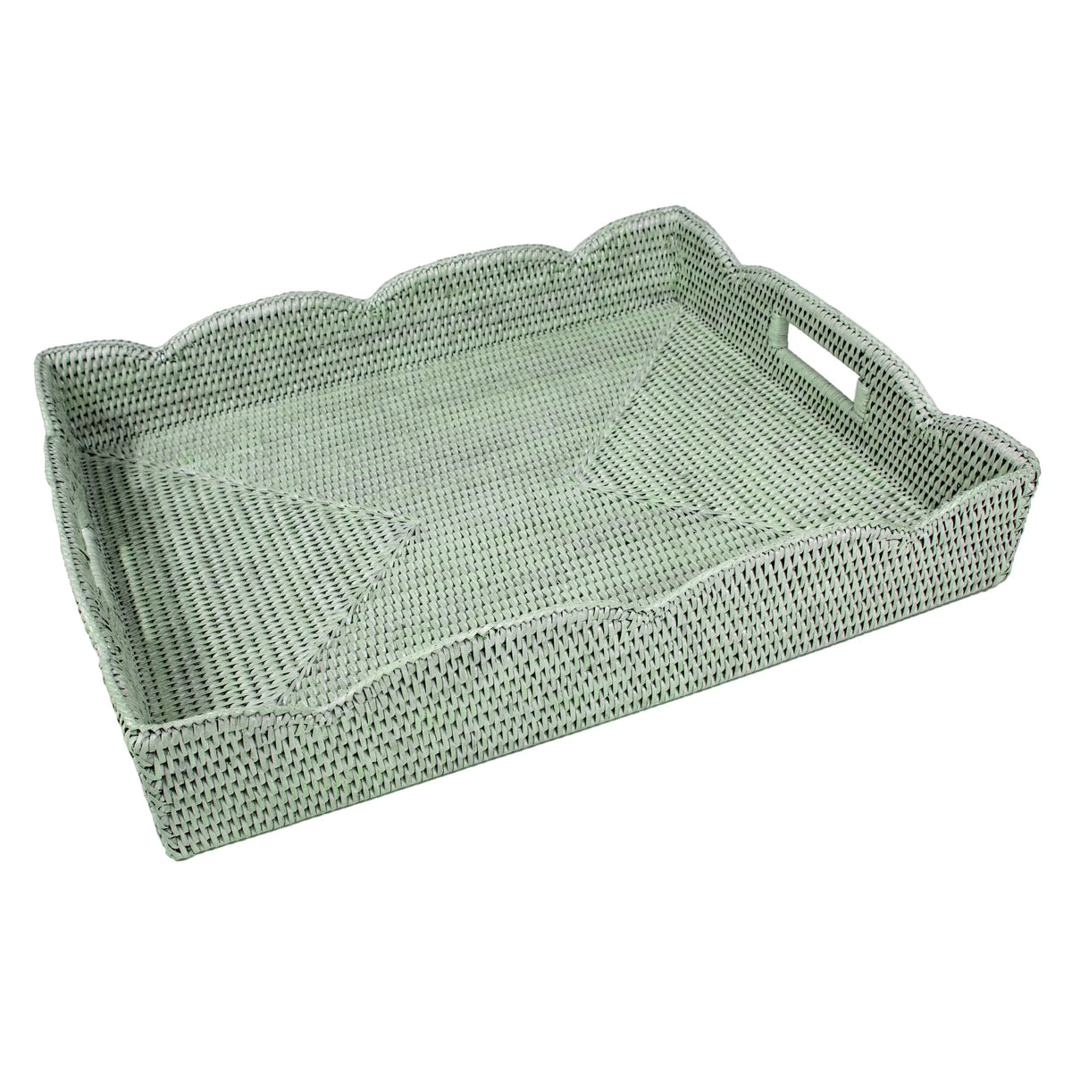 Plateau en rotin taille L