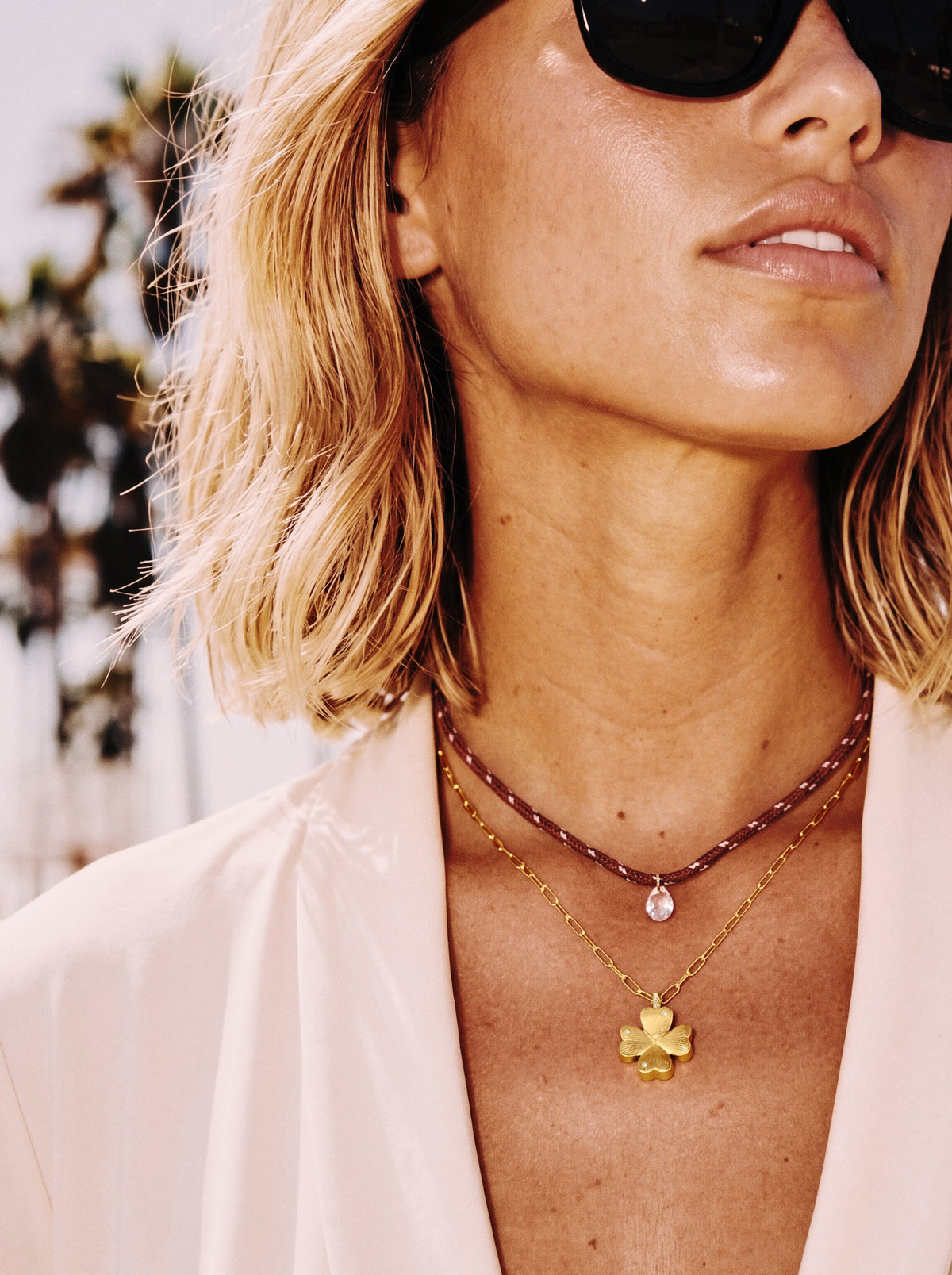 Collier Lucky baby chain - vue portée