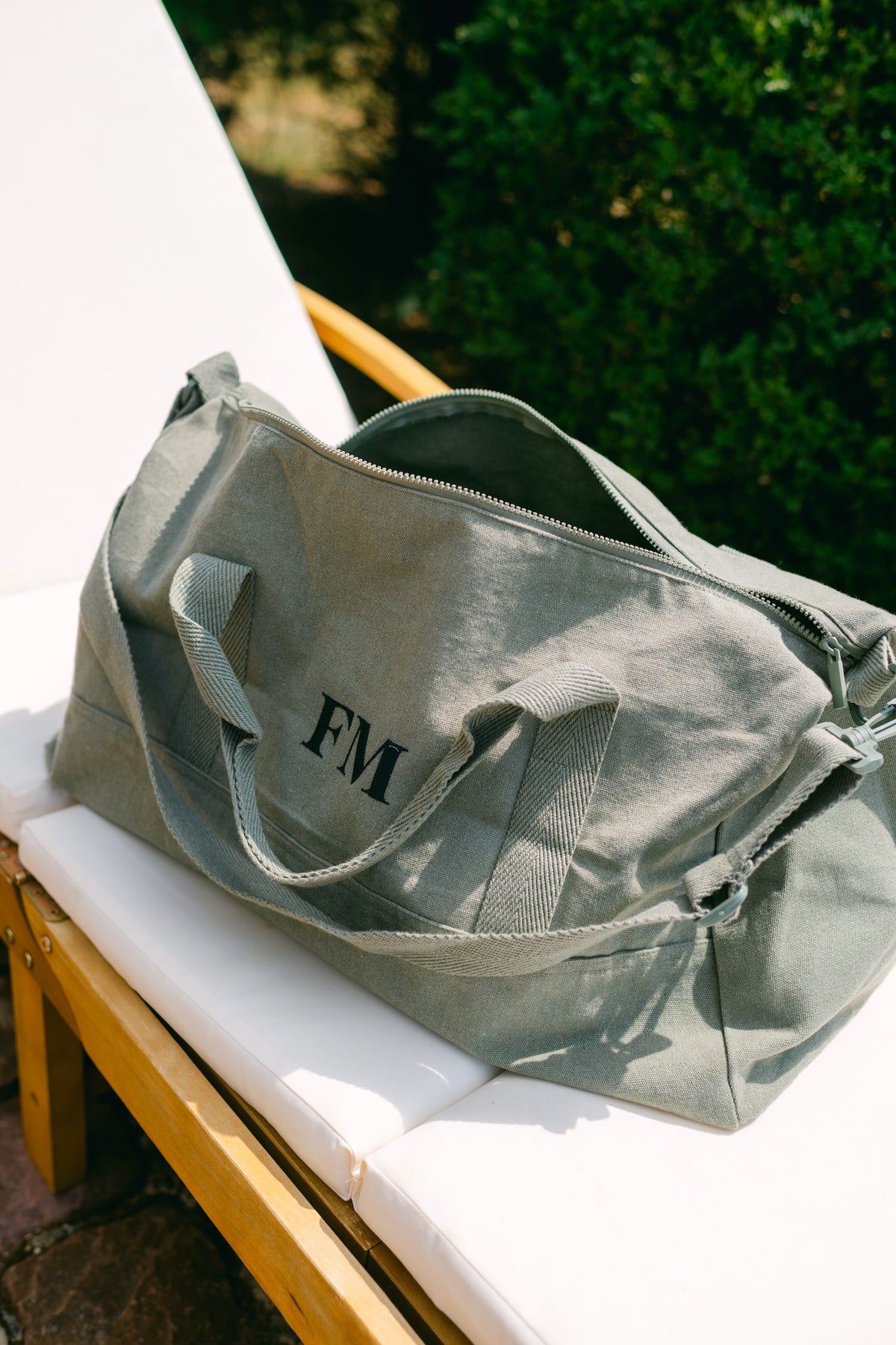 Sac Escapade olive à personnaliser