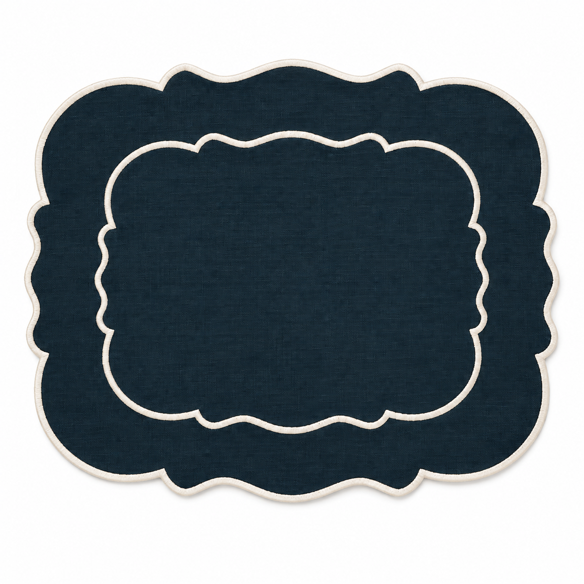 Set de table bleu prusse x 6 pcs
