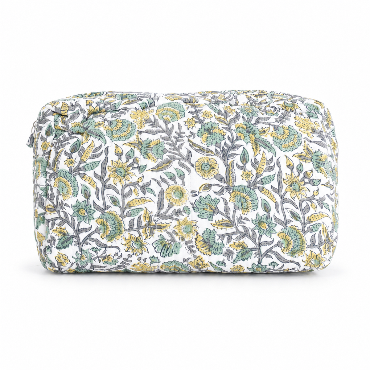 Trousse blockprint vert clair
