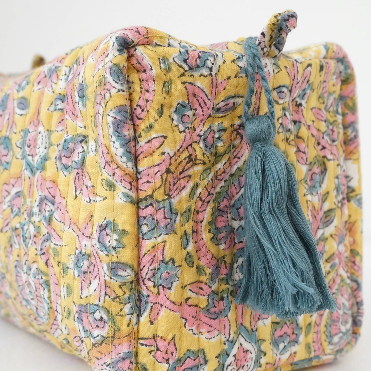 Trousse de toilette en coton imprimé N°77: Moyen